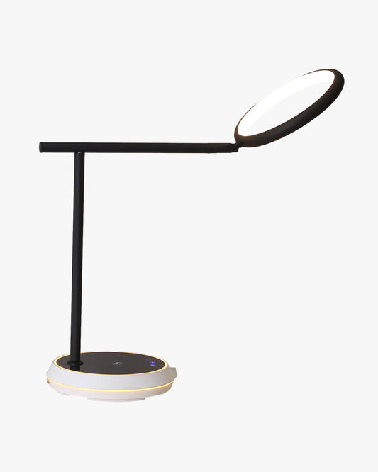 Diff Dimmable Touch Round Desk Lamp with Wireless Charger-DF8042