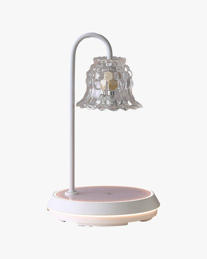 Diff Dimmable Touch Small Glass Table Lamp with Wireless Charger-DF8046