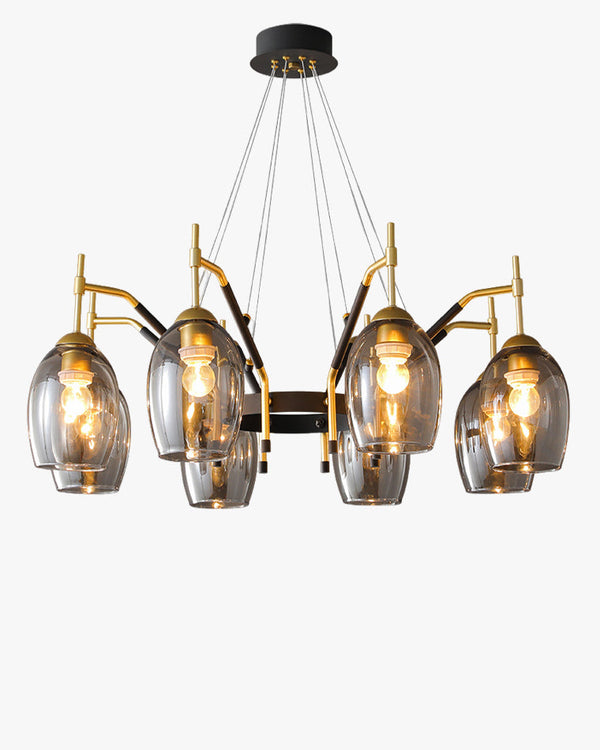 Diff Glass Bell Chandelier-DF2260