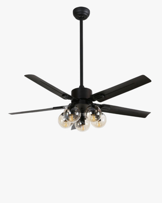 Diff 52" Glass Globe Ceiling Fan Chandelier-DF5009