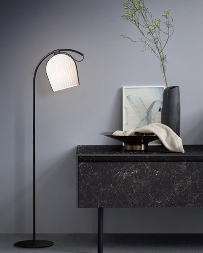 Diff Pleated Arc Floor Lamp for Reading-DF7033