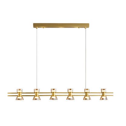 Diff Brass Linear Chandelier-DF2225