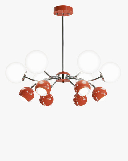 Diff Space Age Glass Globe Chandelier-DF2290