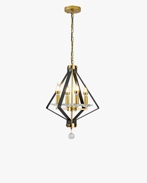 Diff Prism Gold Candle Chandelier-DF2263