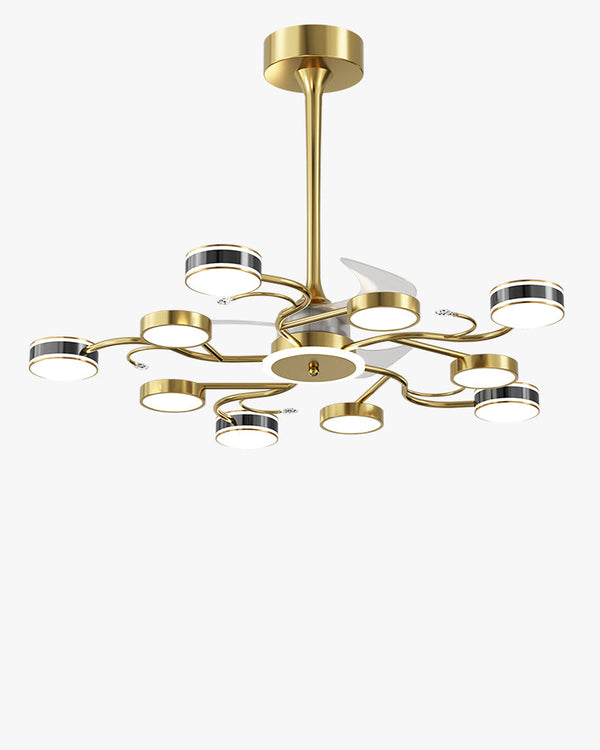 Diff Remote Ceiling Fan Chandelier-DF5045