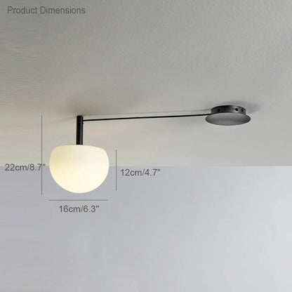 Diff Custom Frosted Glass Globe Ceiling Light-DF1029
