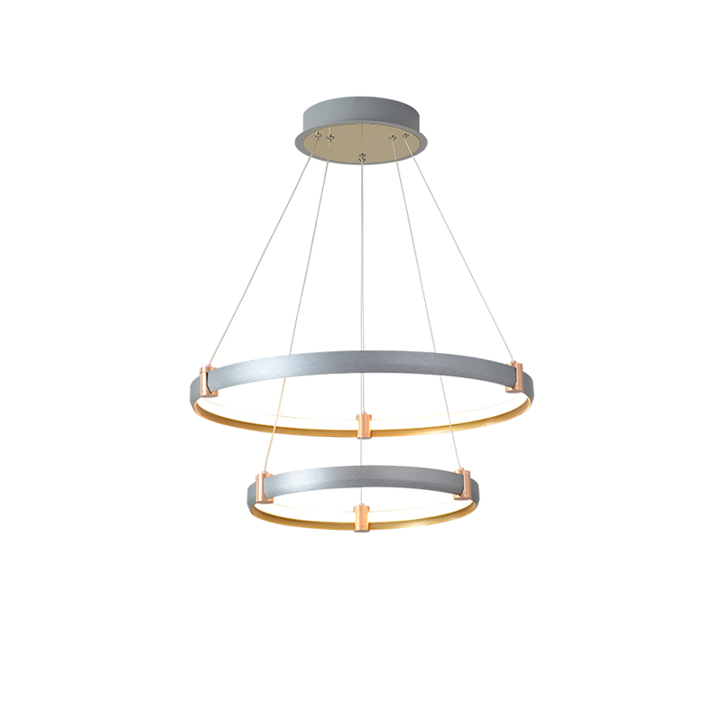 Diff Grey Tiered Circular Led Chandelier-DF2269