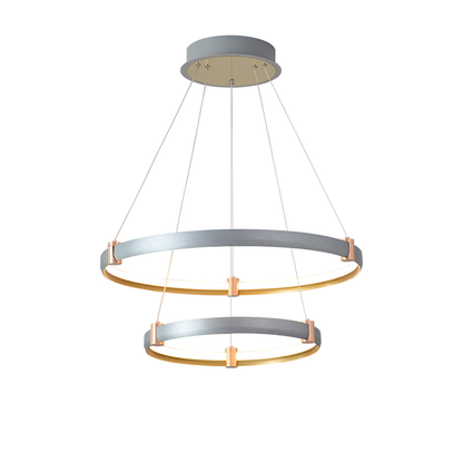 Diff Grey Tiered Circular Led Chandelier-DF2269