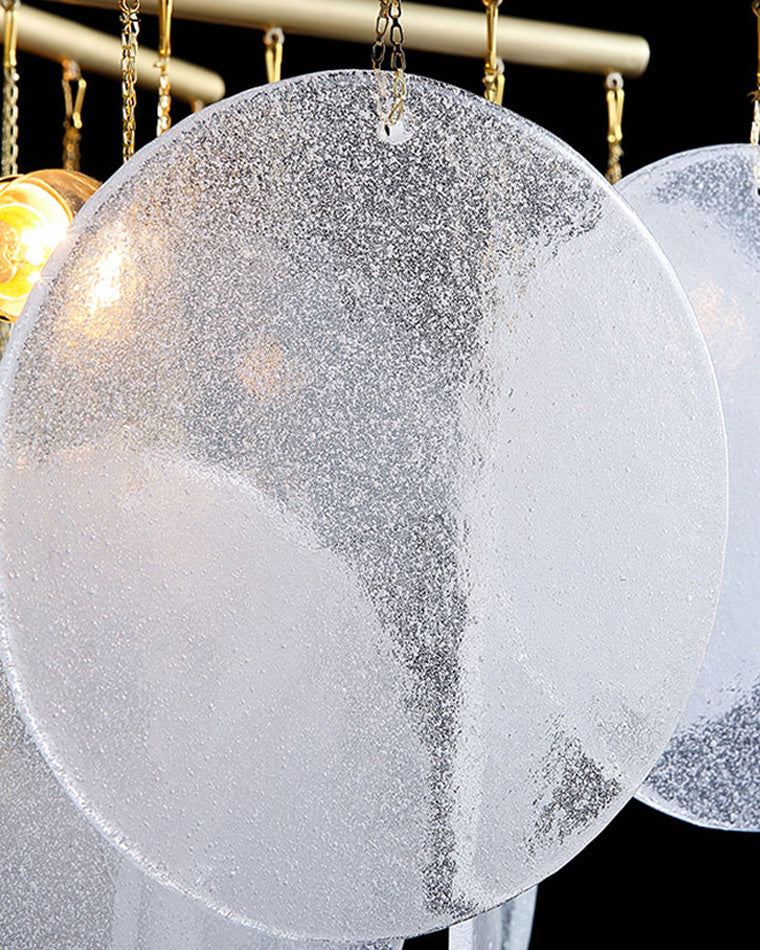 Diff Tiered Textured Glass Cloud Chandelier-DF2005