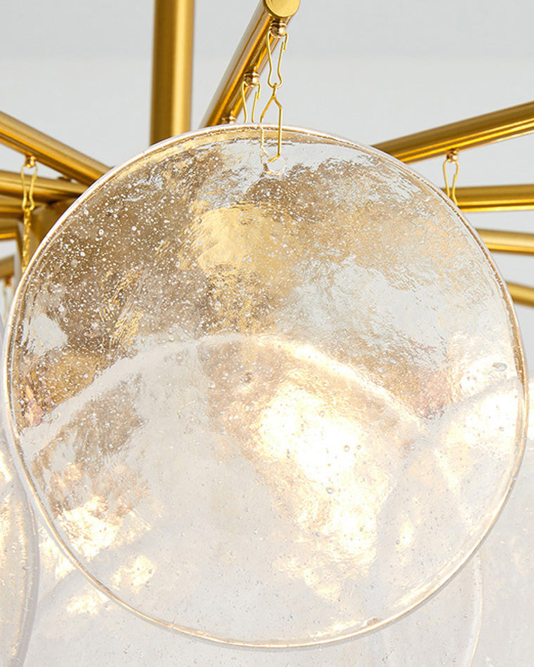 Diff Tiered Textured Glass Cloud Chandelier-DF2005