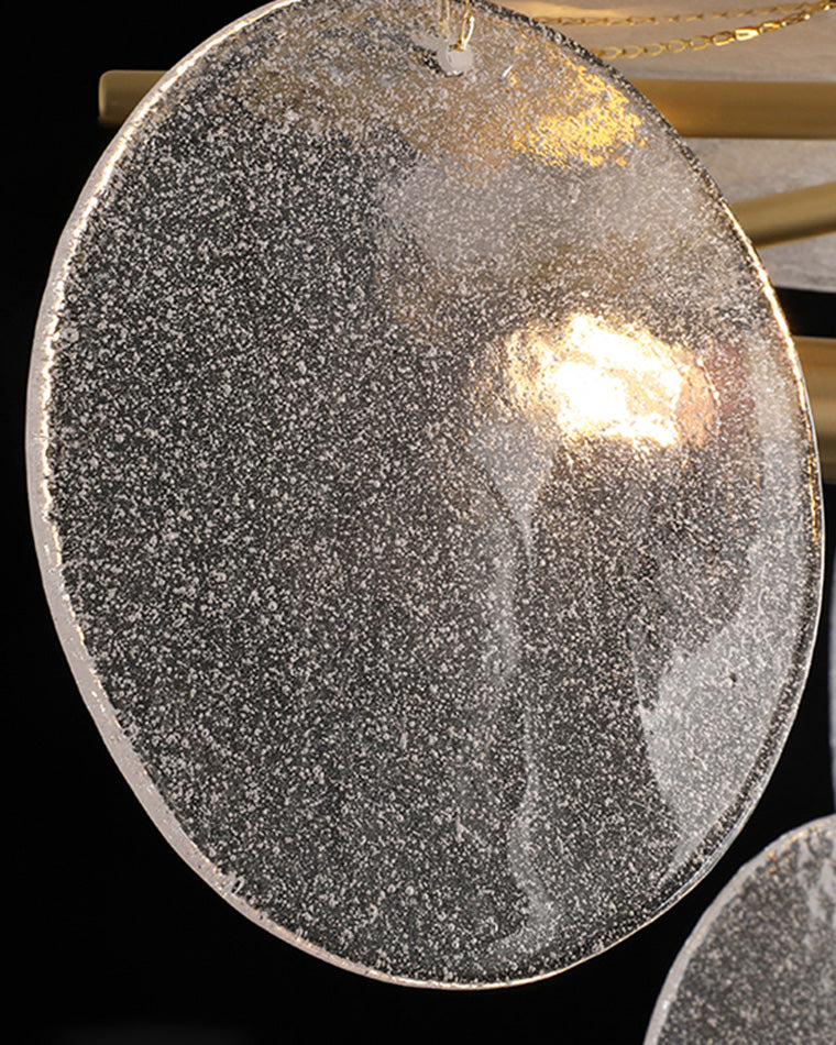 Diff Tiered Textured Glass Cloud Chandelier-DF2005