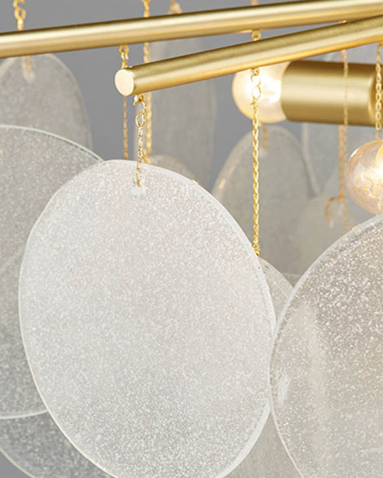 Diff Tiered Textured Glass Cloud Chandelier-DF2005