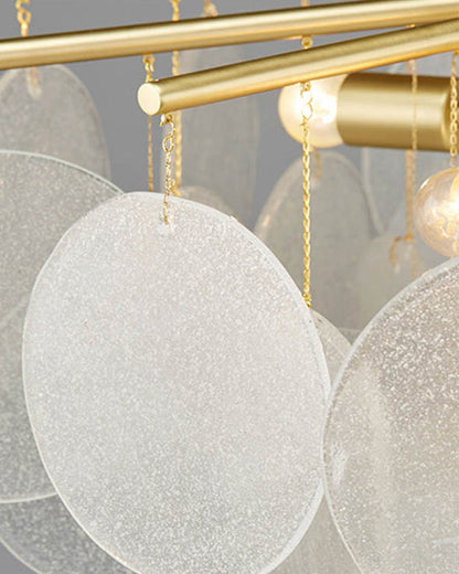 Diff Tiered Textured Glass Cloud Chandelier-DF2005