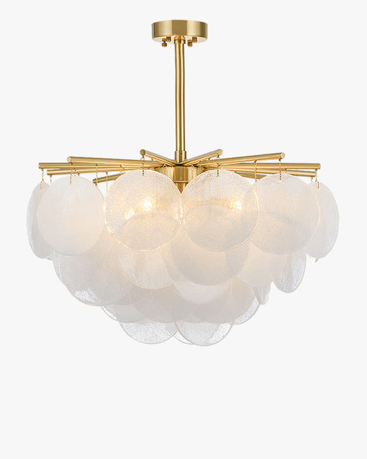 Diff Tiered Textured Glass Cloud Chandelier-DF2005