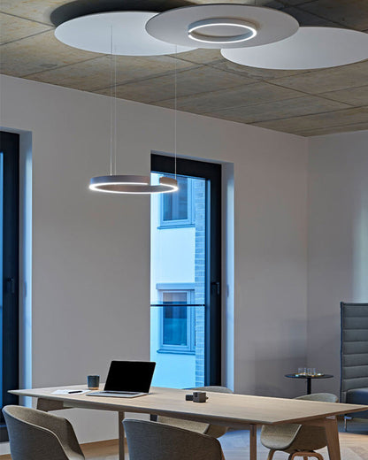 Diff Black/Gold Ring Led Chandelier-DF2009