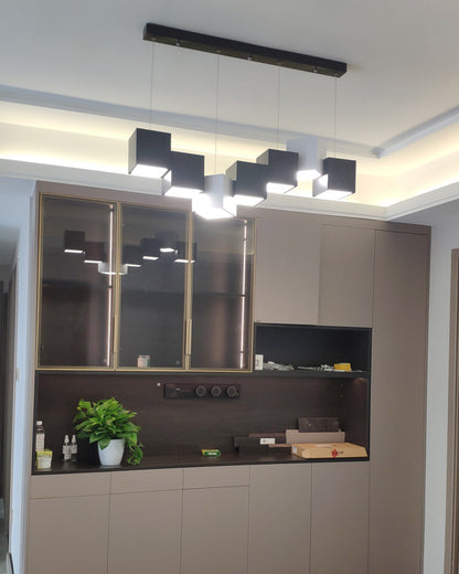 Diff Cube Linear Pendant Light-DF2013