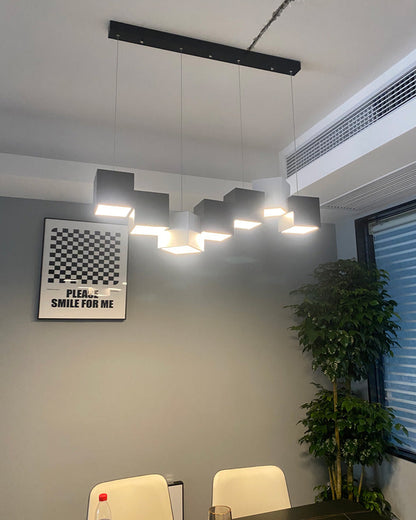 Diff Cube Linear Pendant Light-DF2013