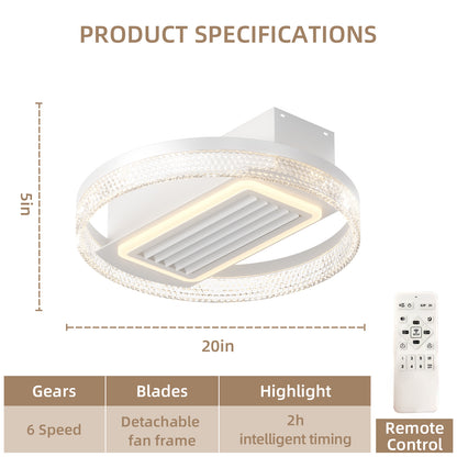 20inch Modern Leafless Ceiling Fan -DG1014
