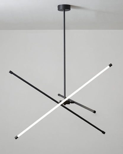 Diff 3 Light Rods LED Chandelier-DF2024