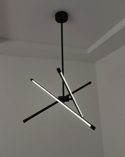 Diff 3 Light Rods LED Chandelier-DF2024