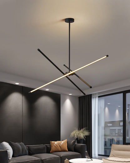 Diff 3 Light Rods LED Chandelier-DF2024