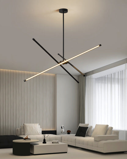 Diff 3 Light Rods LED Chandelier-DF2024