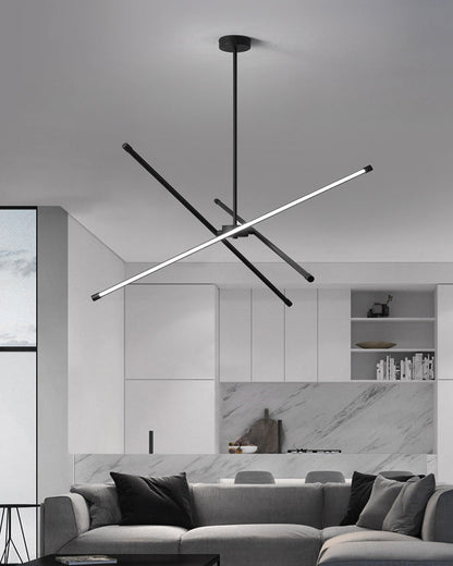 Diff 3 Light Rods LED Chandelier-DF2024