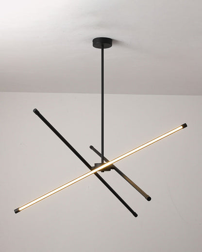 Diff 3 Light Rods LED Chandelier-DF2024
