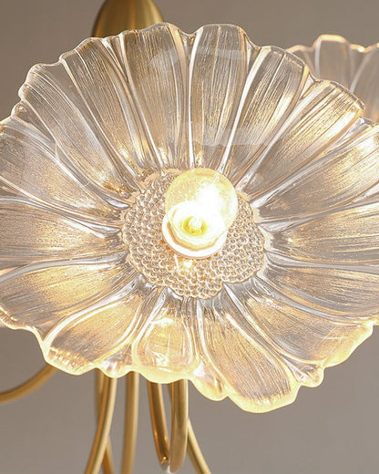 Diff Lotus Leaf Flower Flush Mount Ceiling Light-DF1026