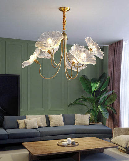 Diff Lotus Flower Arm Chandelier-DF2025