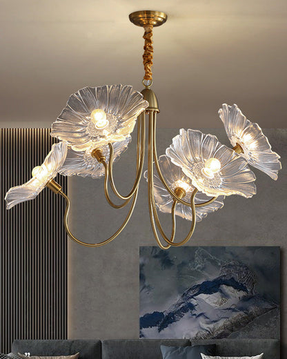 Diff Lotus Flower Arm Chandelier-DF2025