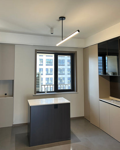 Diff Off Center Tube Linear Pendant Light-DF2029