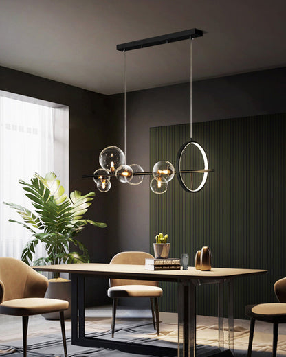 Diff Linear Glass Bubble Chandelier-DF2040