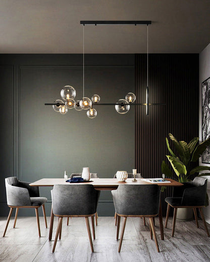 Diff Linear Glass Bubble Chandelier-DF2040