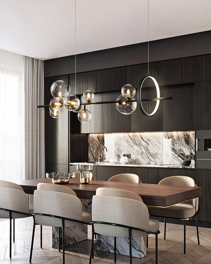 Diff Linear Glass Bubble Chandelier-DF2040