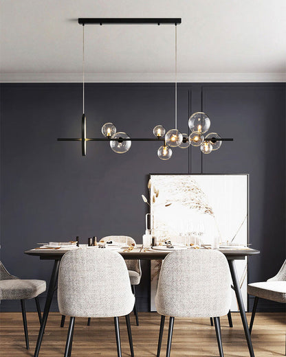 Diff Linear Glass Bubble Chandelier-DF2040
