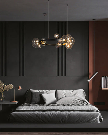 Diff Linear Glass Bubble Chandelier-DF2040