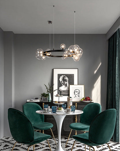 Diff Linear Glass Bubble Chandelier-DF2040