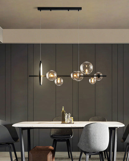 Diff Linear Glass Bubble Chandelier-DF2040
