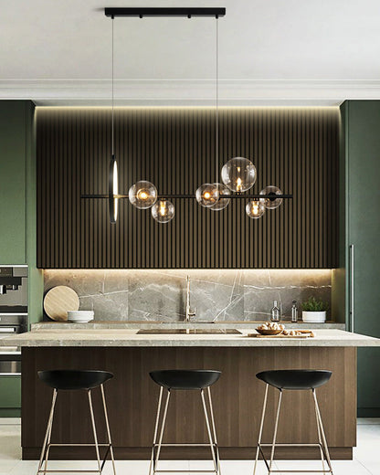 Diff Linear Glass Bubble Chandelier-DF2040