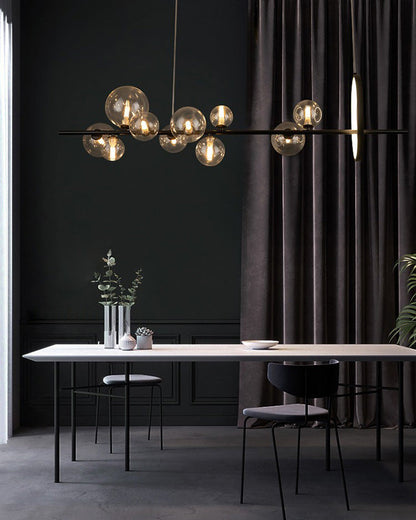 Diff Linear Glass Bubble Chandelier-DF2040