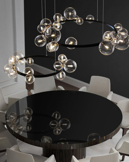 Diff Linear Glass Bubble Chandelier-DF2040