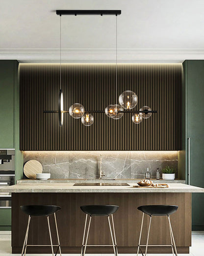 Diff Linear Glass Bubble Chandelier-DF2040