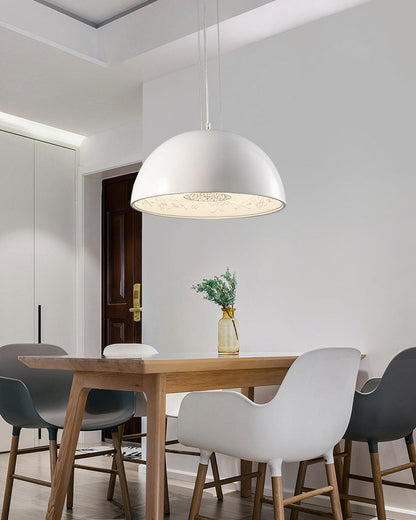 Diff Embossed Dome Pendant Light-DF2047