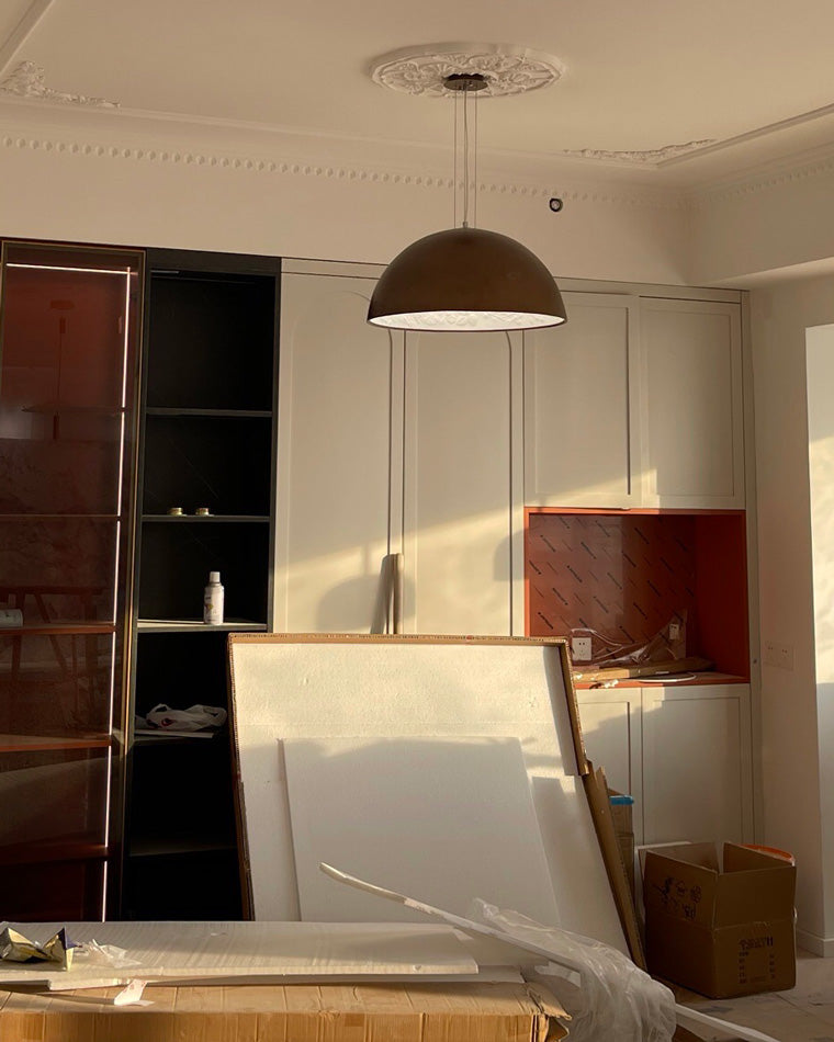 Diff Embossed Dome Pendant Light-DF2047