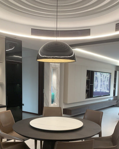 Diff Embossed Dome Pendant Light-DF2047