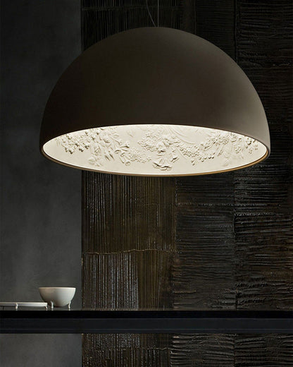 Diff Embossed Dome Pendant Light-DF2047