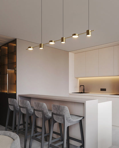 Diff 6 Light Linear Chandelier-DF2048