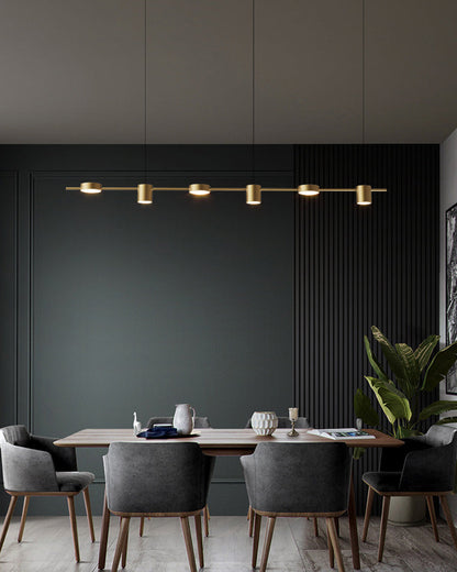 Diff 6 Light Linear Chandelier-DF2048