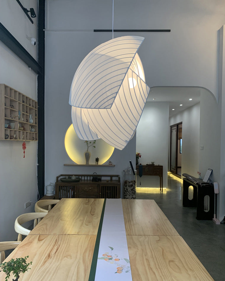 Diff Asymmetrical Rice Paper Pendant Light-DF2056